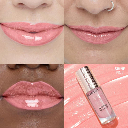 Makeup Revolution Pout Bomb Shimmer Lip Gloss - Shine Pink