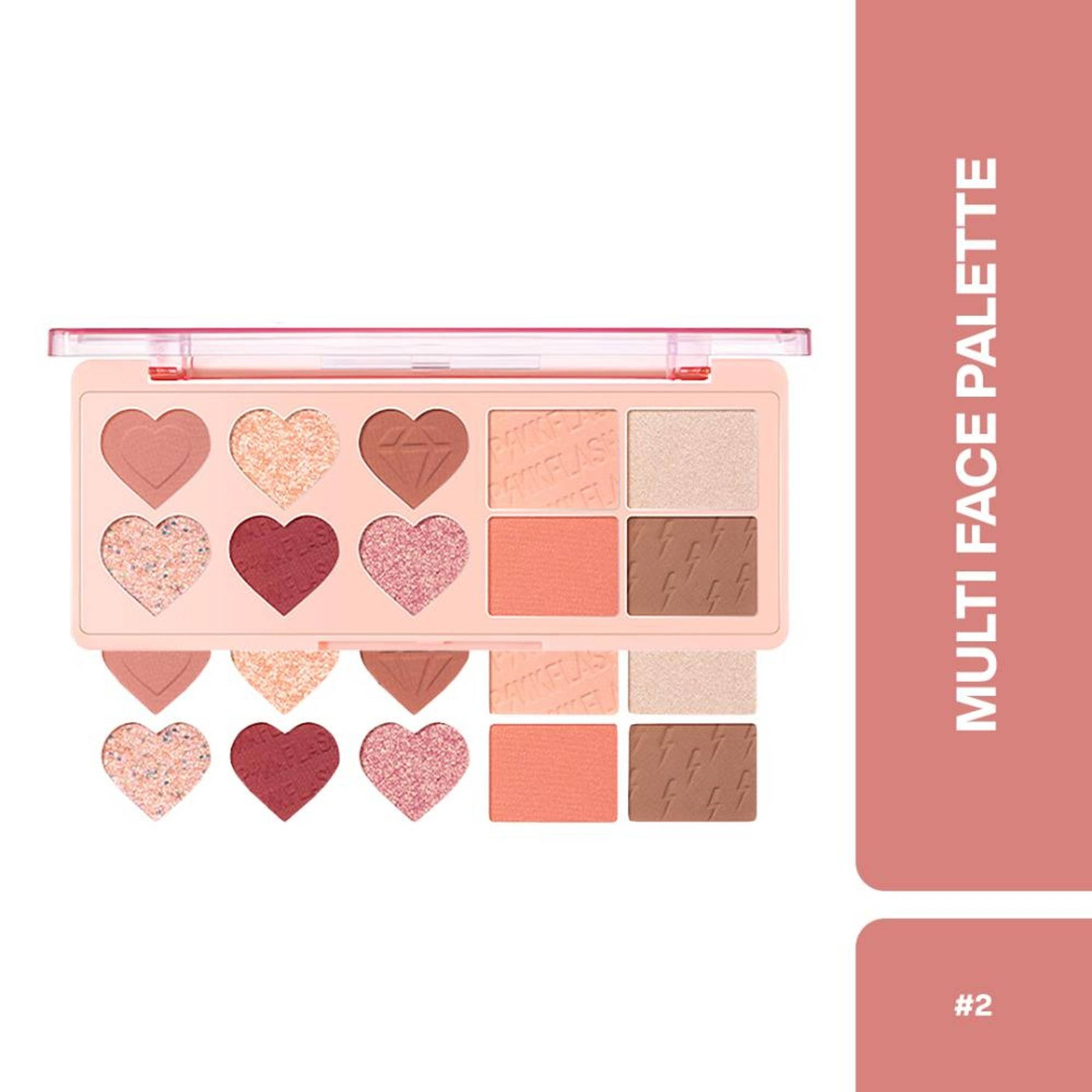 PINKFLASH Multi Face Palette - 02 Strawberry Ice