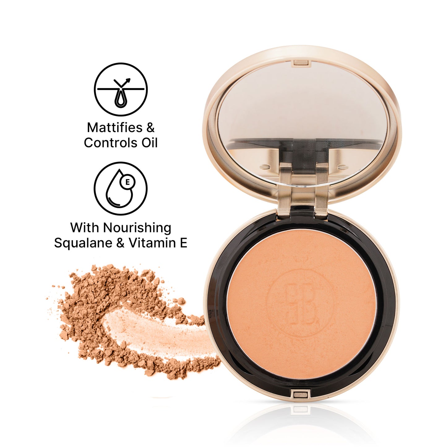 Swiss Beauty Select Born To Last 3-In-1 Skin Perfection Compact With Vitamin E - 3. Amber Haze