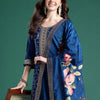 Dhiyona IE Floral Embroidered Regular Kurta with Trousers & Dupatta
