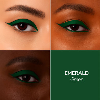 LoveChild Masaba 24 Hr Smudge Proof Liquid Eyeliner - Emerald