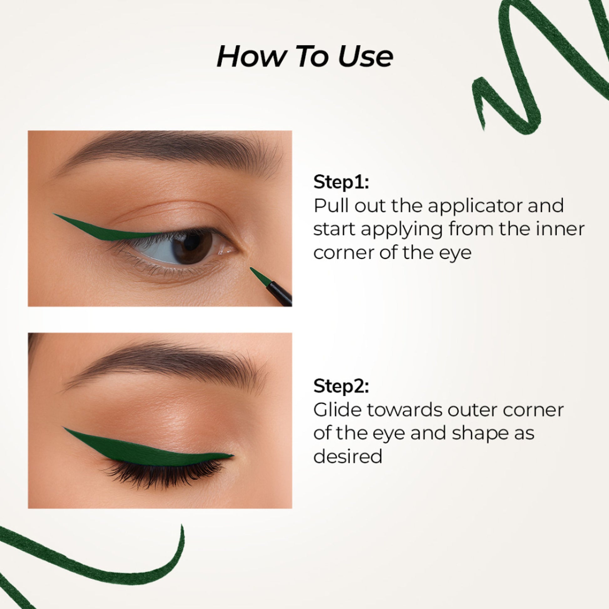 LoveChild Masaba 24 Hr Smudge Proof Liquid Eyeliner - Emerald