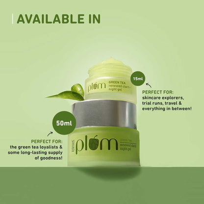 Plum Green Tea Renewed Clarity Night Gel Mini