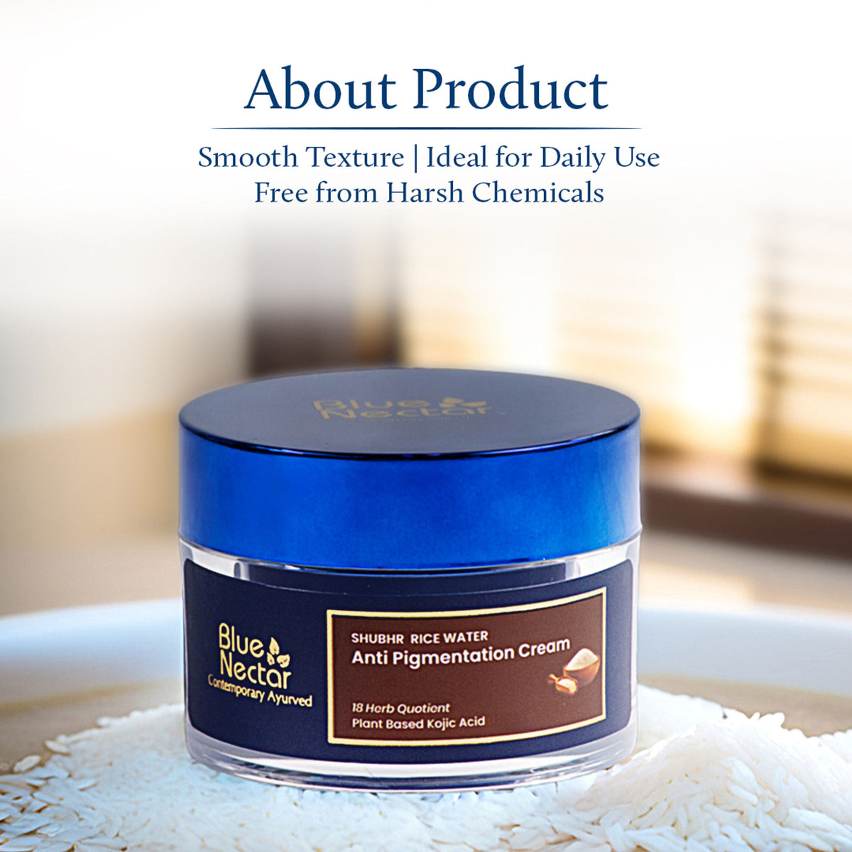 Blue Nectar Shubhr Rice Water Anti Pigmentation Cream
