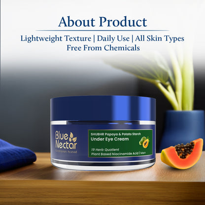 Blue Nectar Under Eye Cream Plant-Based Niacinamide For Men