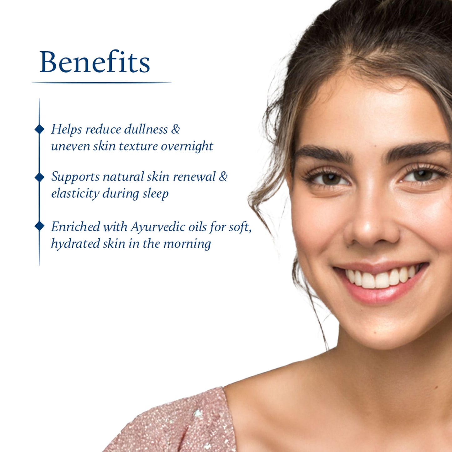 Blue Nectar Night Repair Cream for Ultra Hydration & Skin Repair