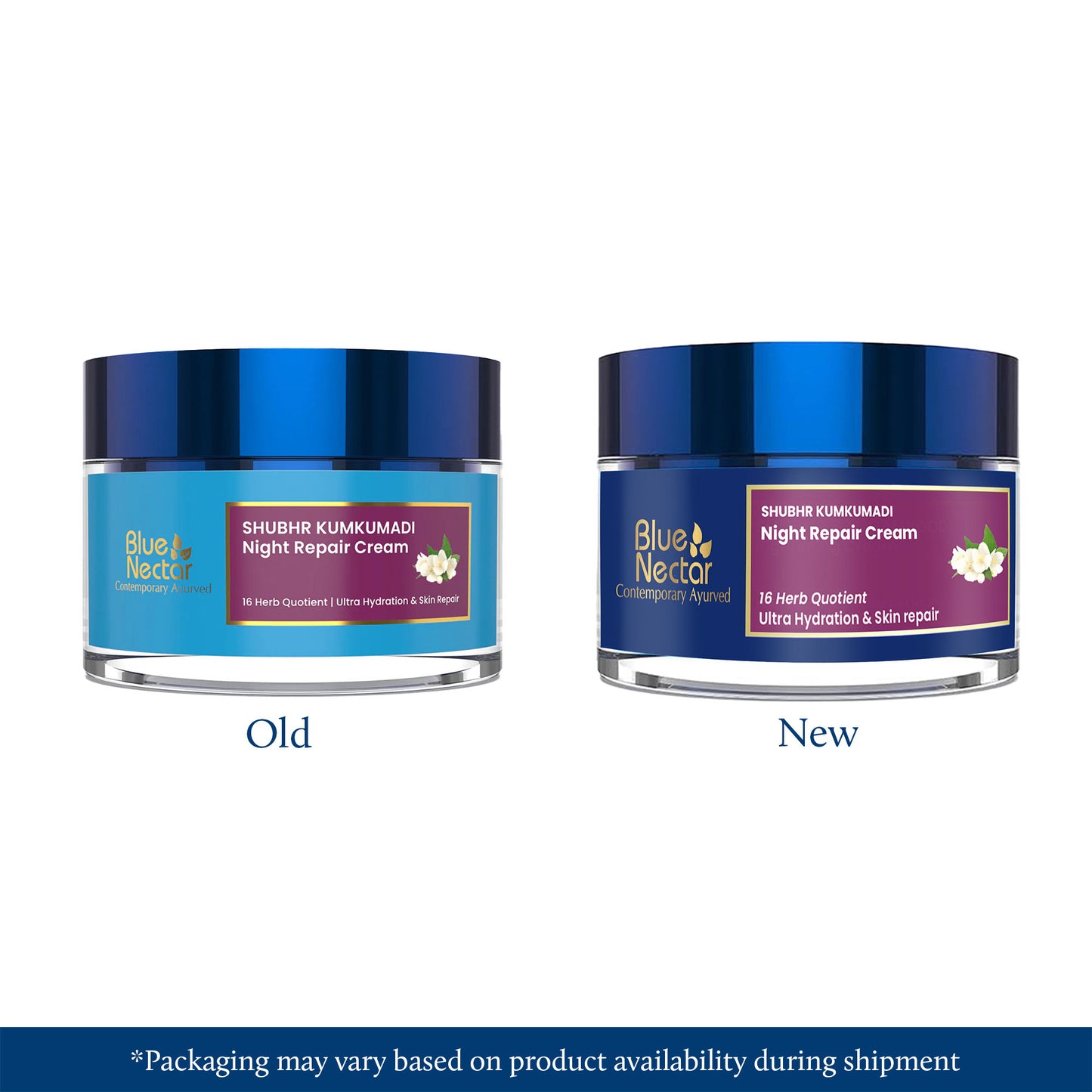 Blue Nectar Night Repair Cream for Ultra Hydration & Skin Repair
