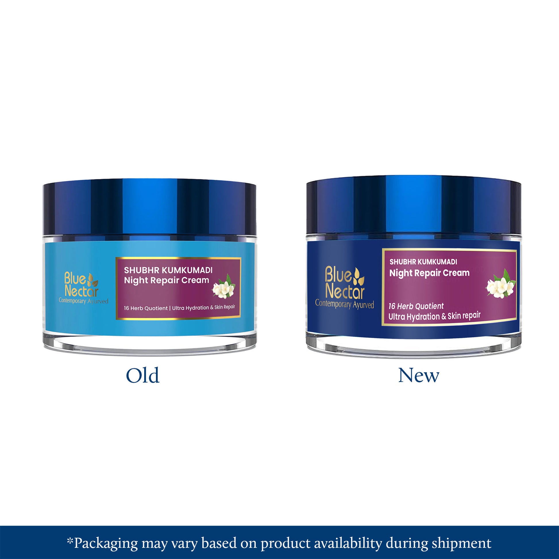 Blue Nectar Night Repair Cream for Ultra Hydration & Skin Repair