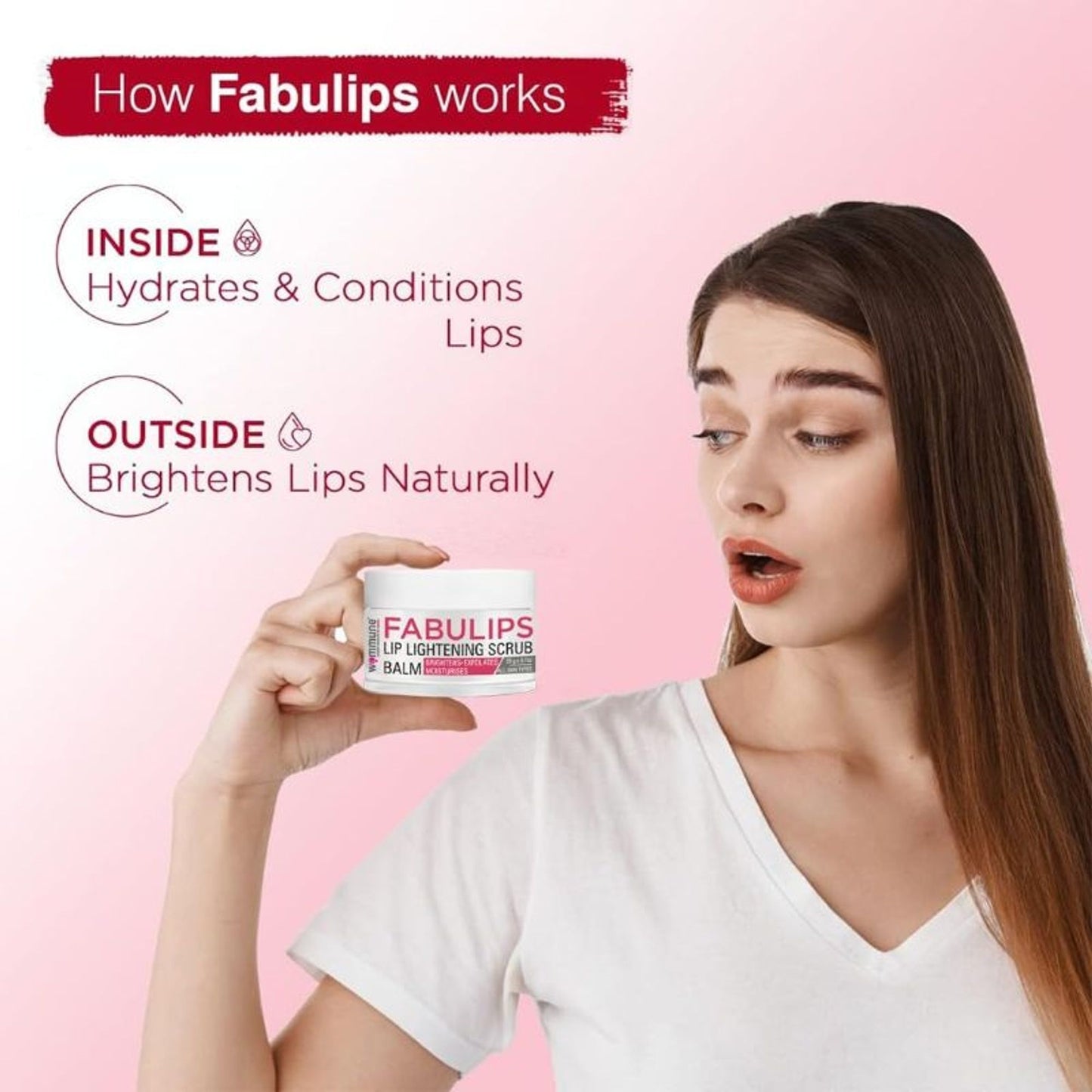 Wommune Lip Lightening Scrub Balm