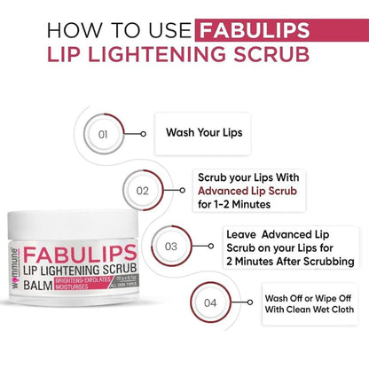 Wommune Lip Lightening Scrub Balm