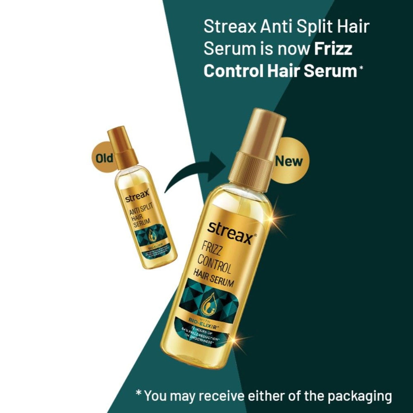Streax Anti Frizz Hair Serum With Bio-Elixir