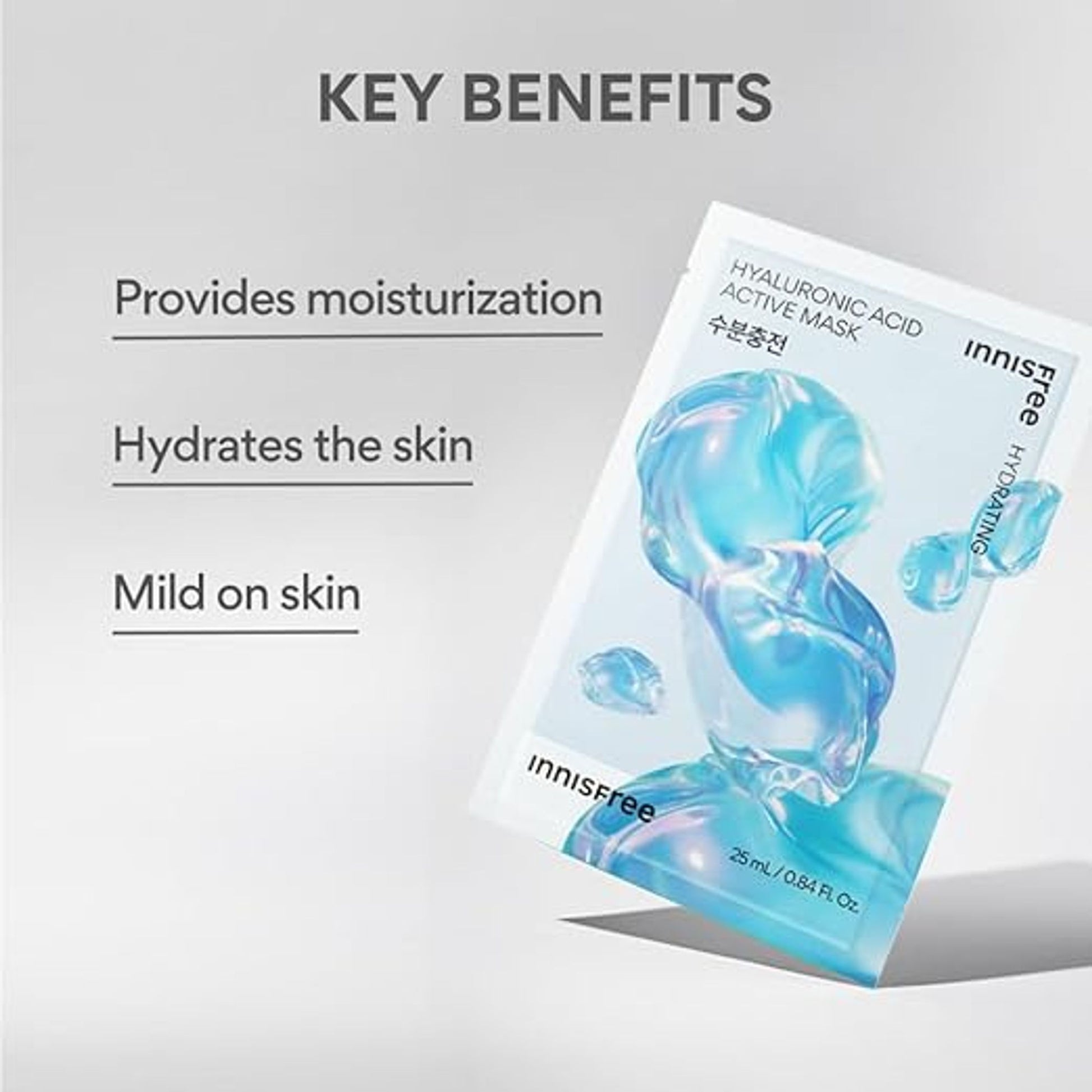 Innisfree Hyaluronic Acid Active Mask - Deep Hydration for Dry Skin