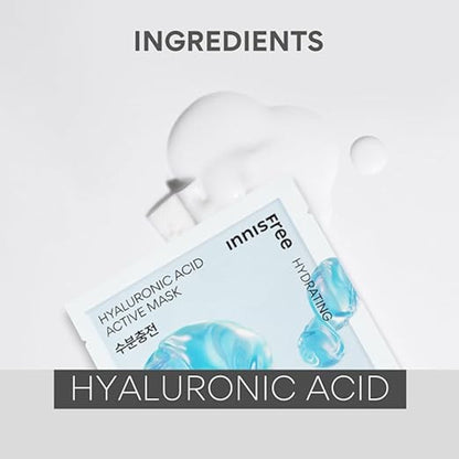 Innisfree Hyaluronic Acid Active Mask - Deep Hydration for Dry Skin