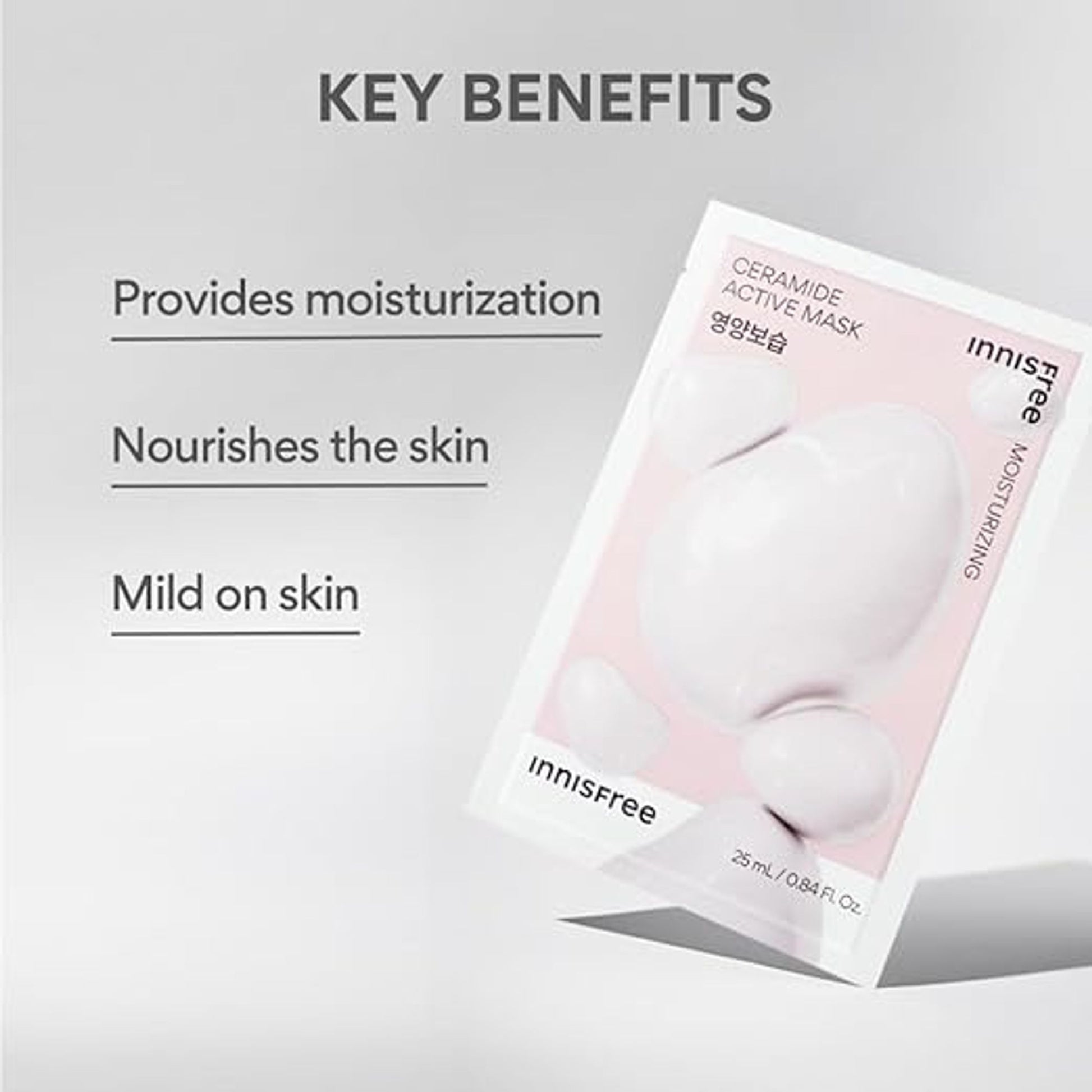Innisfree Ceramide Active Mask - Strengthens Skin Barrier & Hydrates