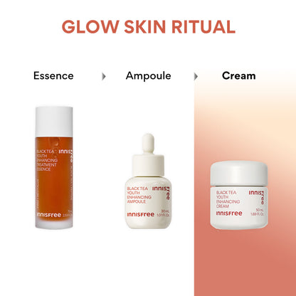 Innisfree Black Tea Youth Enhancing Cream For Anti-Aging & Improving Textured Skin