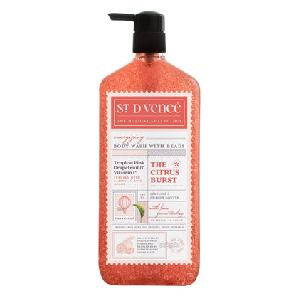 St. D'vencé The Citrus Burst Body Wash With Salicylic Acid Beads
