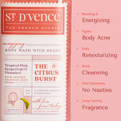 St. D'vencé The Citrus Burst Body Wash With Salicylic Acid Beads
