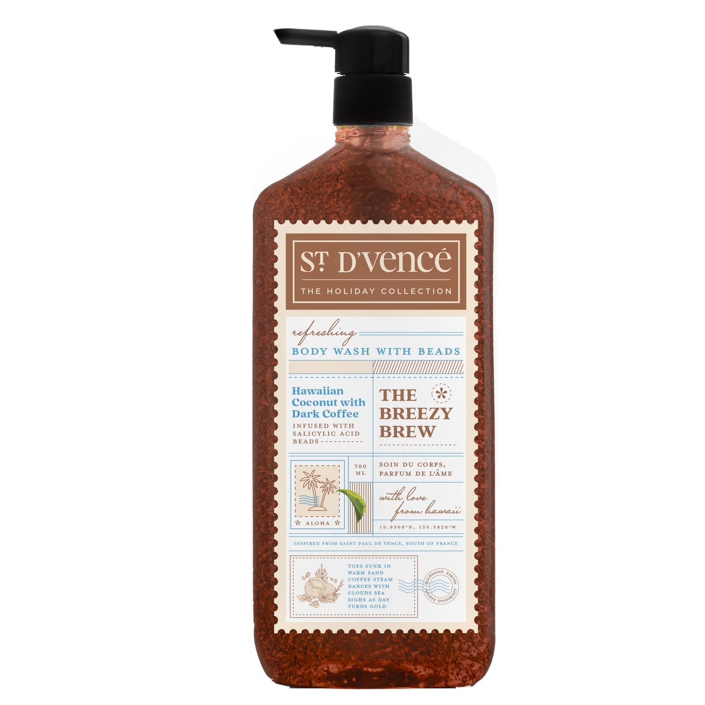 St. D'vencé The Breezy Brew Body Wash With Salicylic Acid Beads