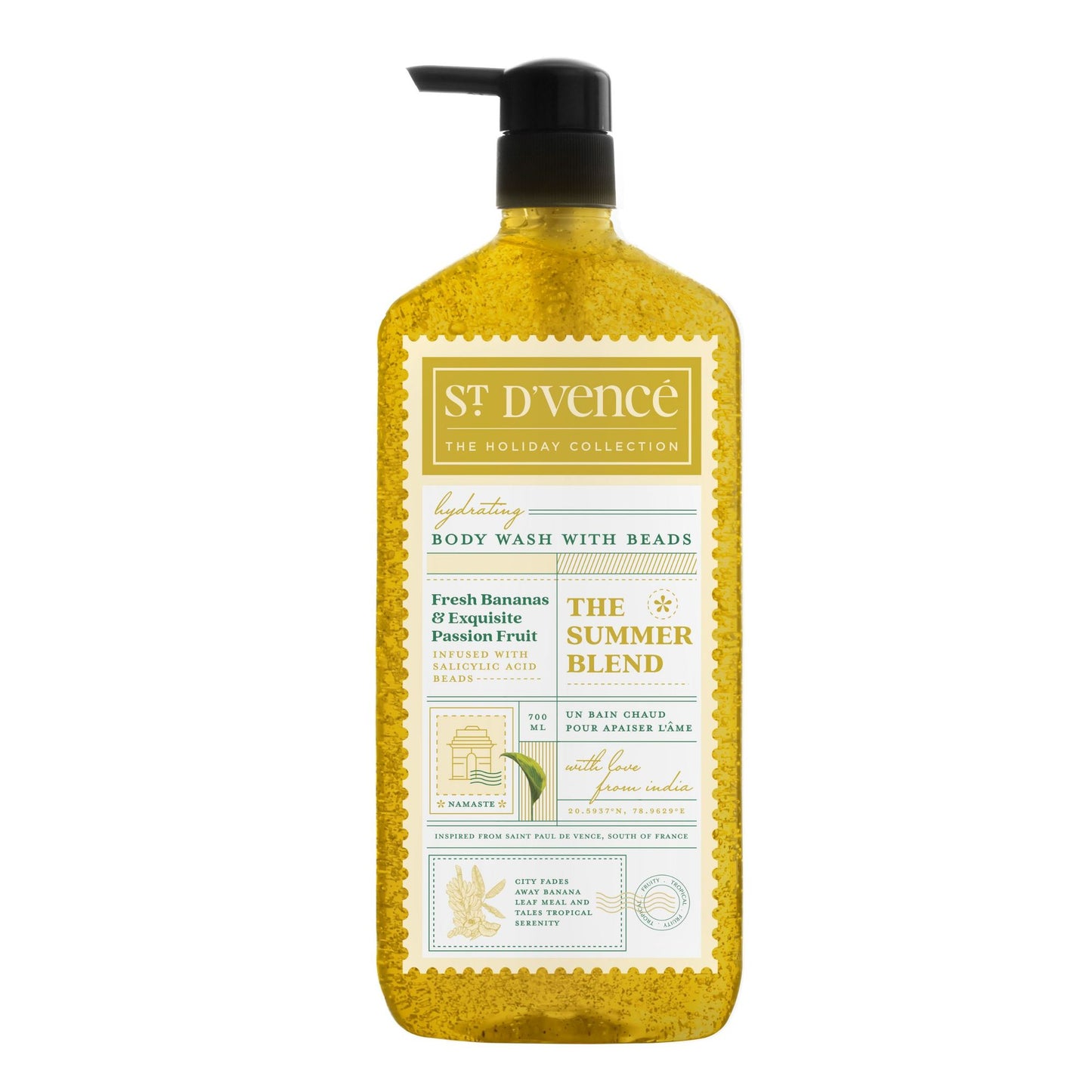 St. D'vencé The Summer Blend Body Wash With Salicylic Acid Beads