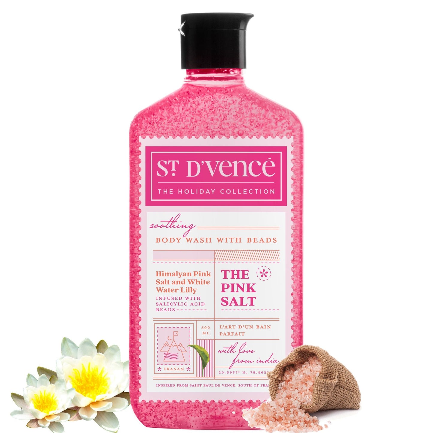 St. D'vencé Himalayan Pink Salt Body Wash