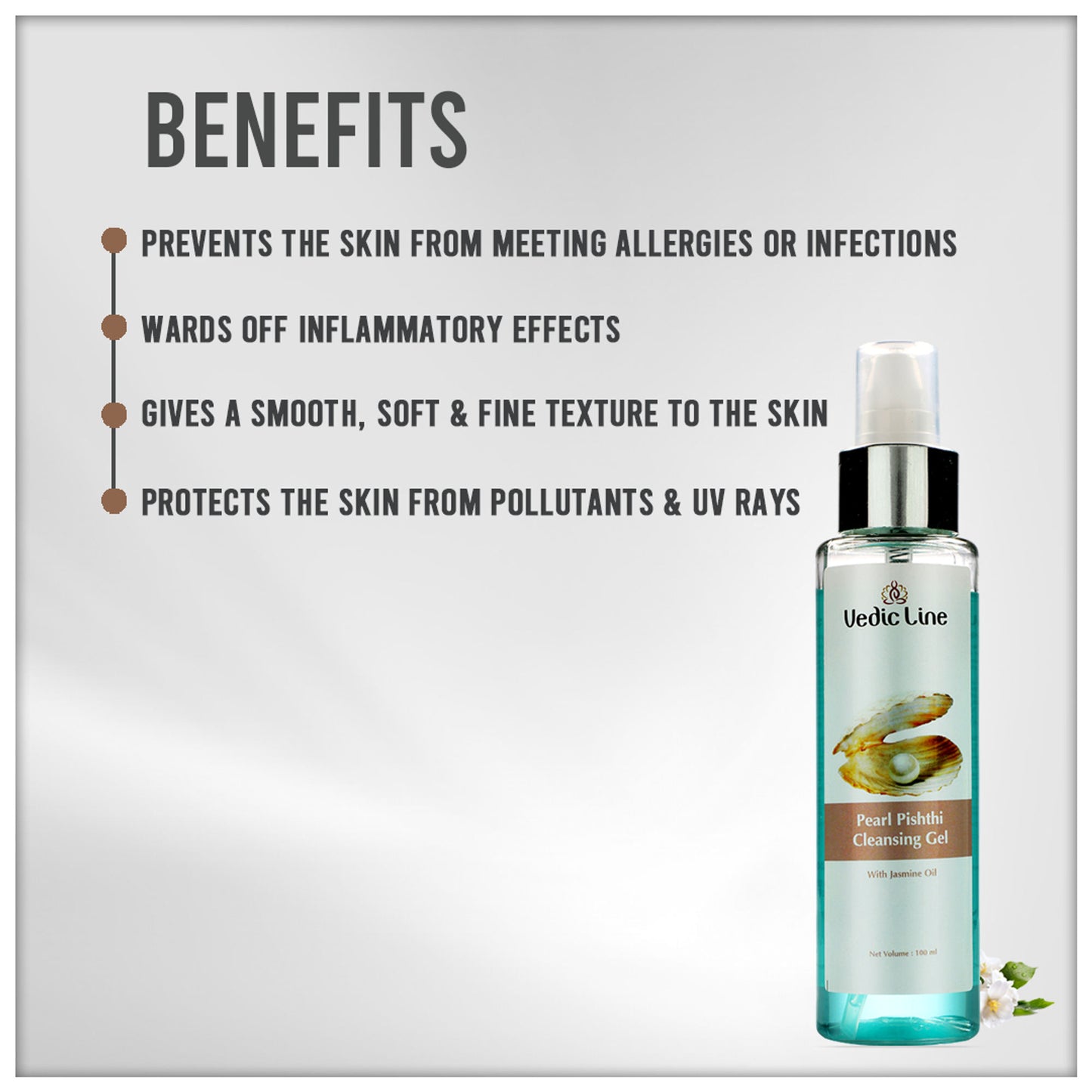 Vedic Line Pearl Pishthi Cleansing Gel