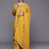 Dhiyona VA Women'sEthnic Motifs Embroidered Regular Thread Work Kurta with Trousers & With Dupatta