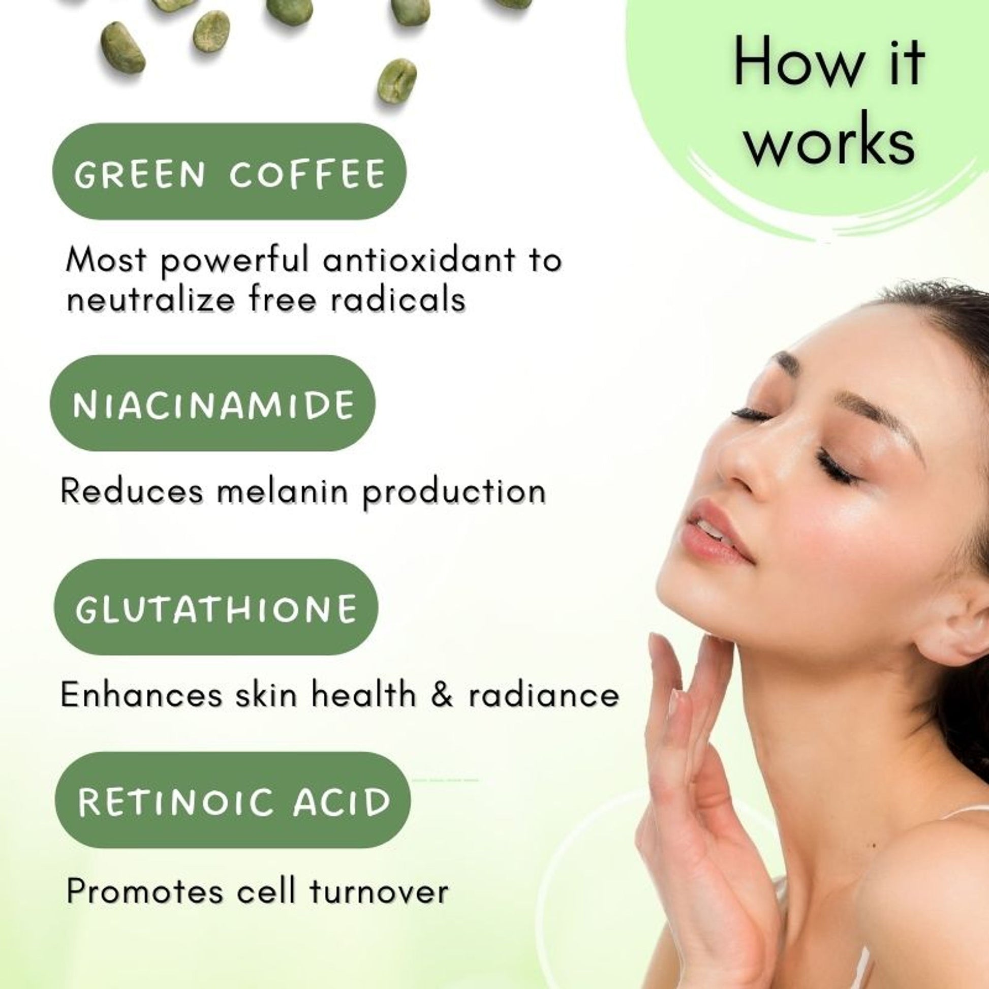Mystiq Living Pigmentation Removal Cream, Brightening Day And Night Cream Kojic Acid, Niacinamide