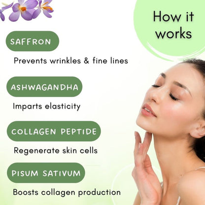 Mystiq Living Anti Ageing Cream for Women, Wrinkle Face Cream With Ceremide & Collagen Peptide