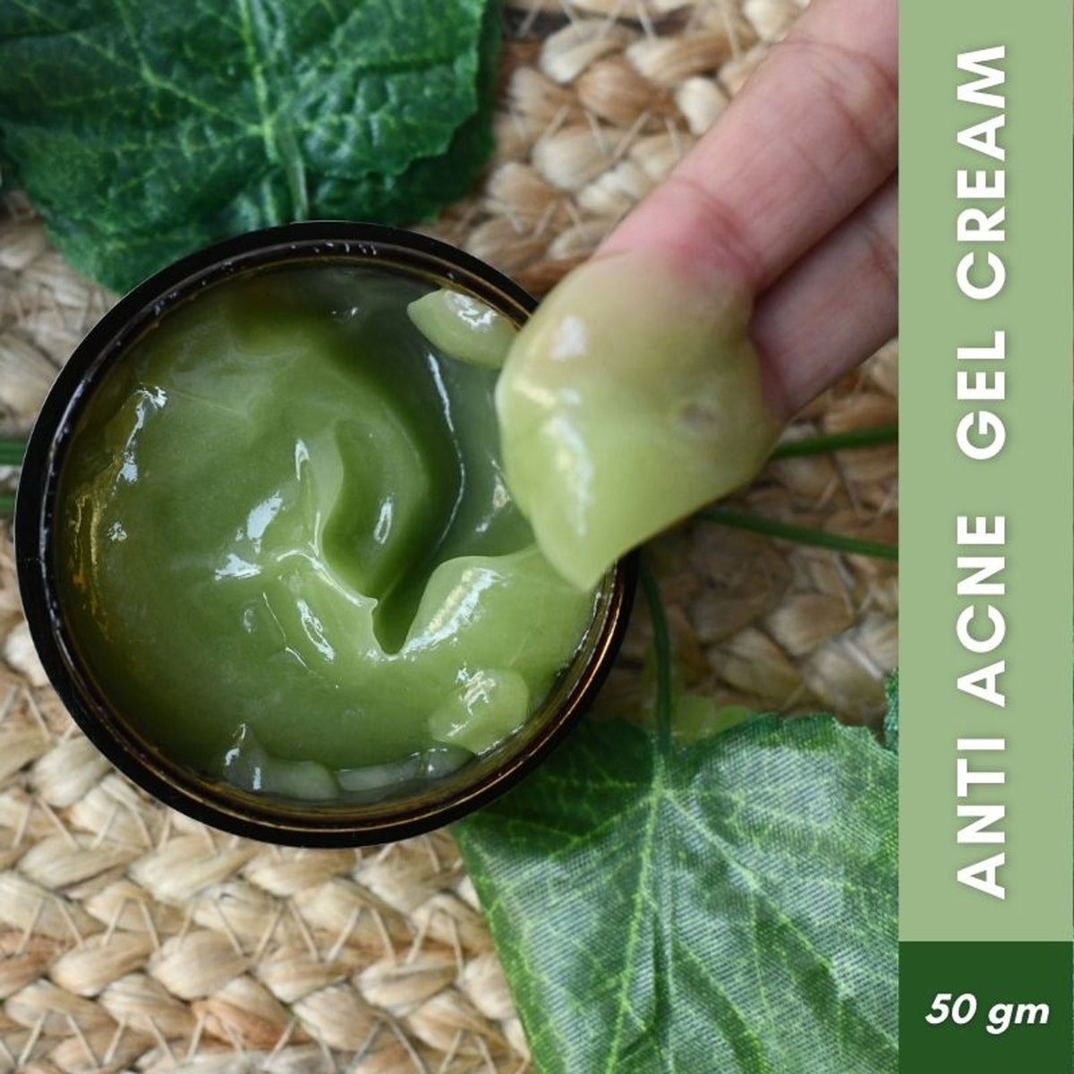 Mystiq Living Acne Gel Cream, Face Moisturizer For Oily Skin With Green Tea, Best Cream For Pimple