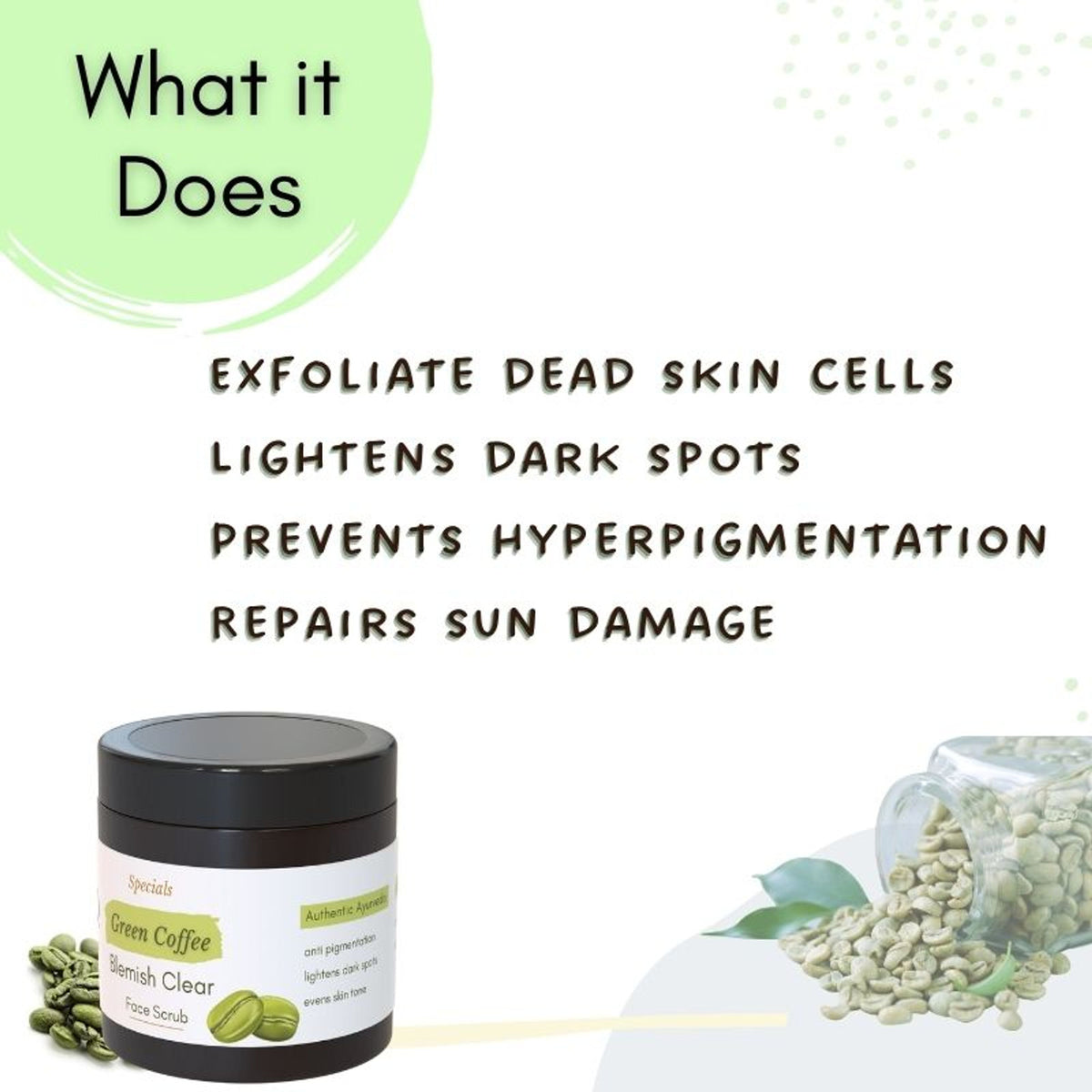 Mystiq Living Face Scrub & Exfoliator For Blackheads, Tan Removal For Glowing Skin With Walnut