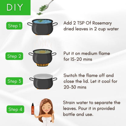 Mystiq Living Dried Rosemary Leaves for Hair Growth & Tea Infusion, 100% Dry and Organic