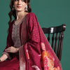 Dhiyona IE Ethnic Motifs Embroidered Sequinned Kurta with Trousers & With Dupatta