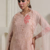 Indyancart IE Floral Embroidered Thread Work Kurta With Trouser & Dupatta