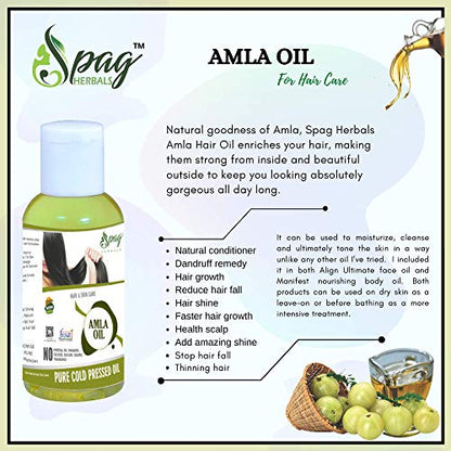 Spag Herbals Amla Oil For Hair & Skin Care - Indyancart
