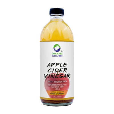 Organic Wellness Apple Cider Vinegar with Mother, Ginger & Turmeric