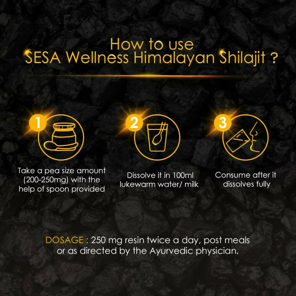Sesa Wellness Himalayan Sj Resin - Indyancart