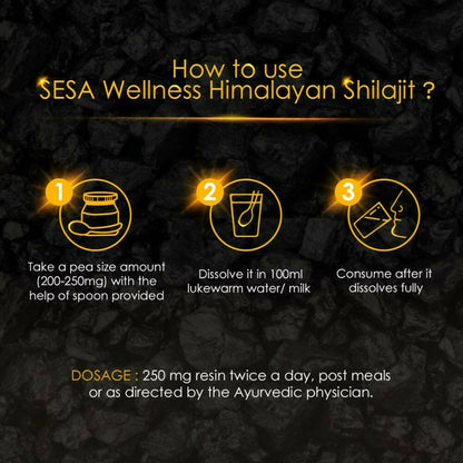 Sesa Wellness Himalayan Sj Resin - Indyancart