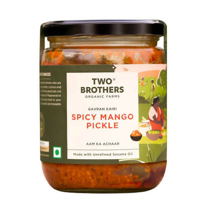 Two Brothers Organic Farms Spicy Mango Pickle - Indyancart