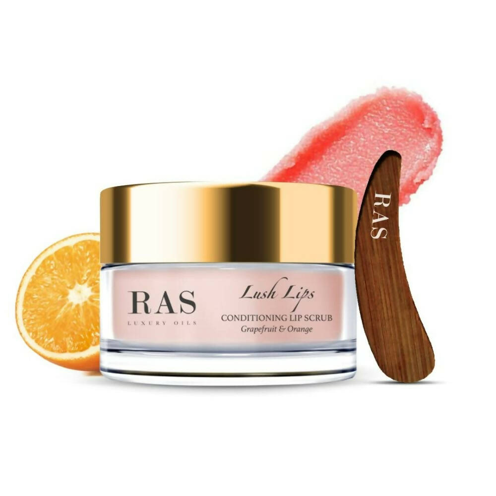 Ras Luxury Oils Lush Lips Conditioning & Brightening Lip Scrub - Indyancart