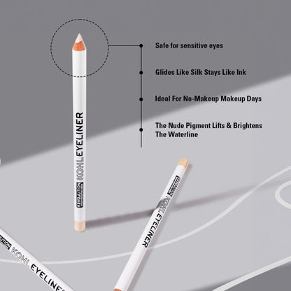 Revolution Relove Kohl Eyeliner Black - Nude