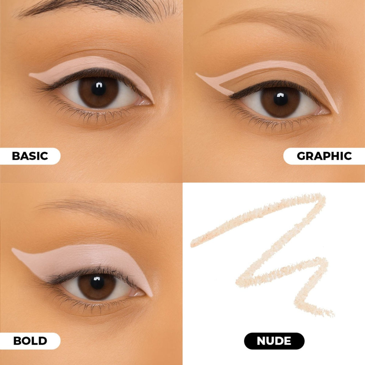 Revolution Relove Kohl Eyeliner Black - Nude