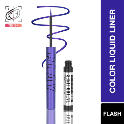 Maybelline New York Tattoo Play Liquid Eyeliner - Flash