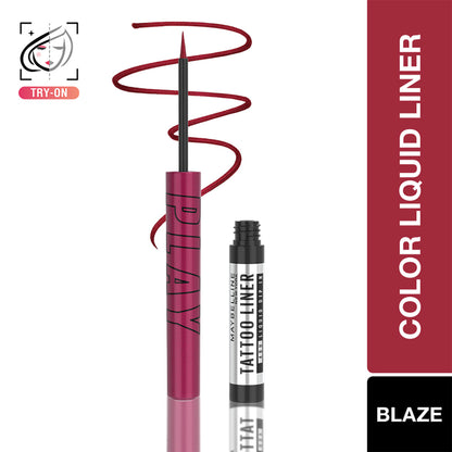 Maybelline New York Tattoo Play Liquid Eyeliner - Blaze