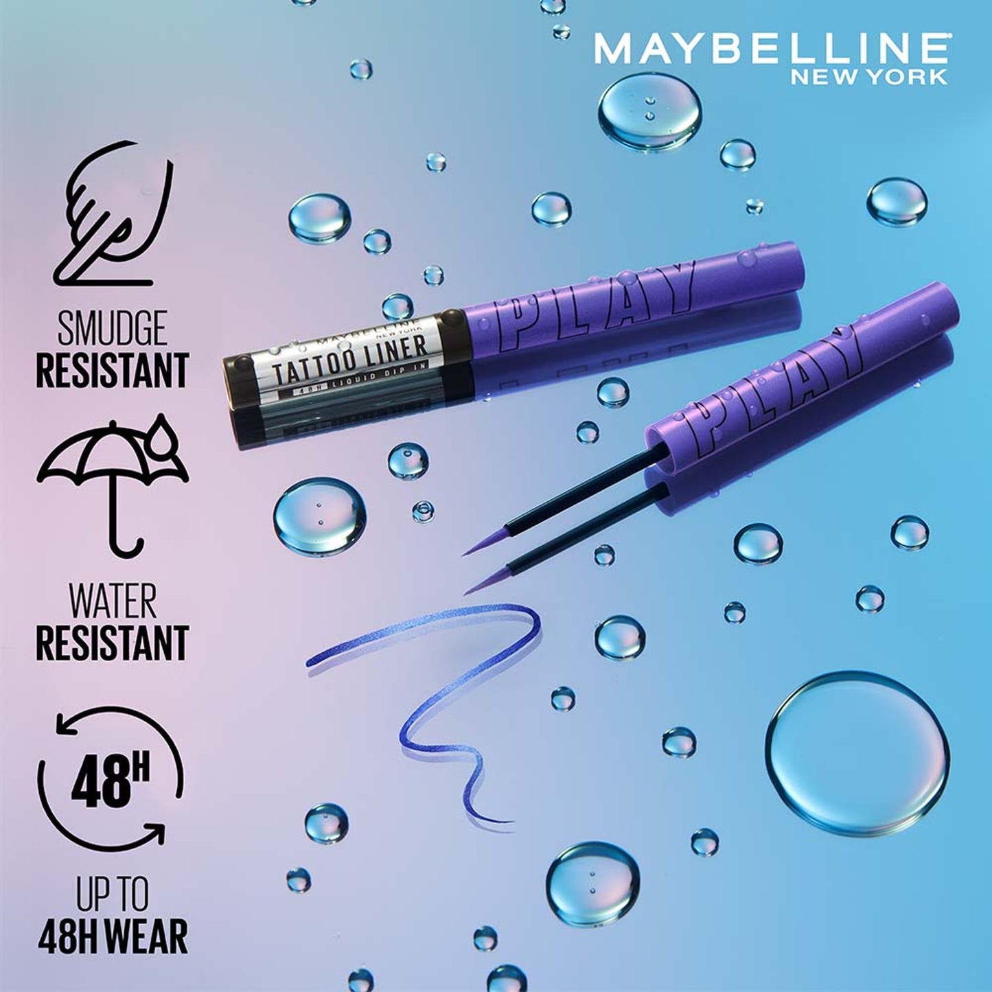 Maybelline New York Tattoo Play Liquid Eyeliner - Blaze