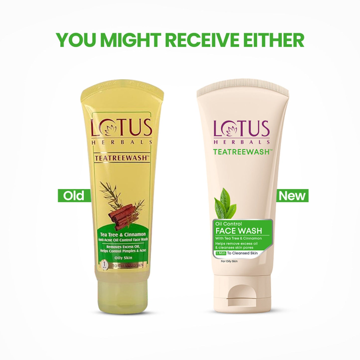 Lotus Herbals Teatreewash Face Wash With TeaTree Oil & Cinnamon And Helps Control Pimples & Acne