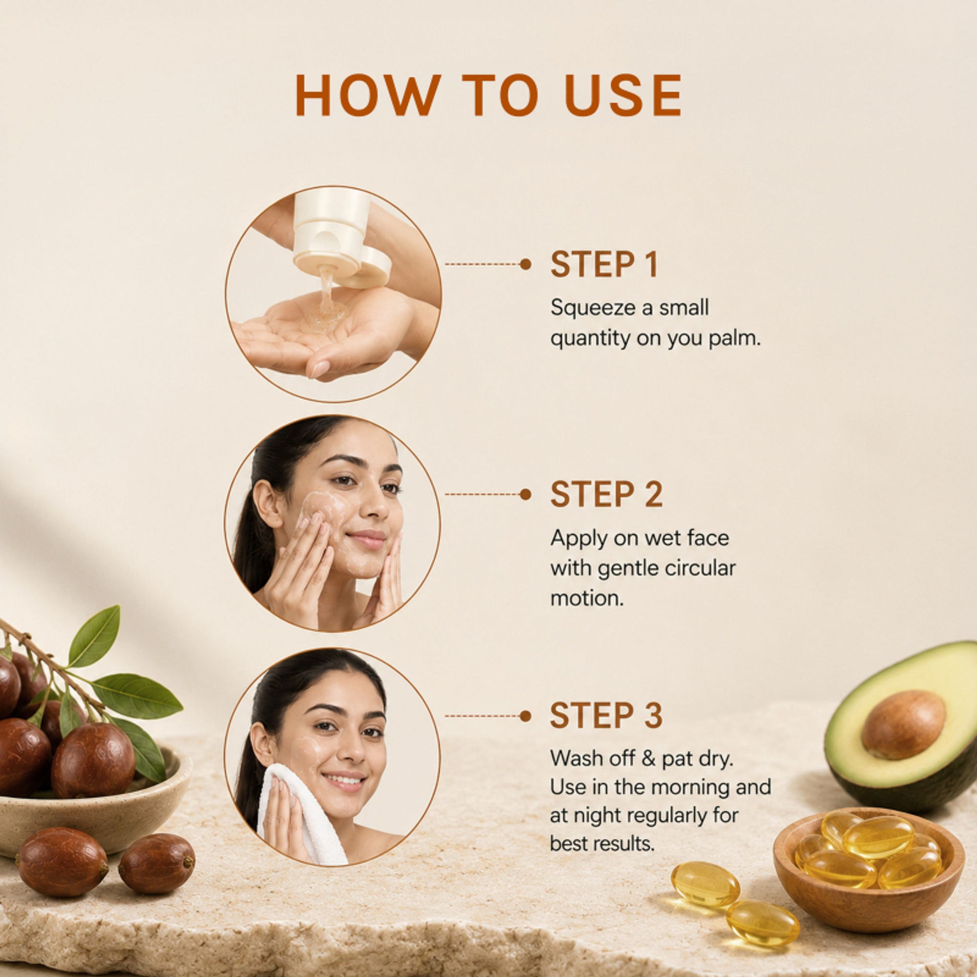 Lotus Herbals Jojobawash Active Milli Capsules Nourishing Face Wash