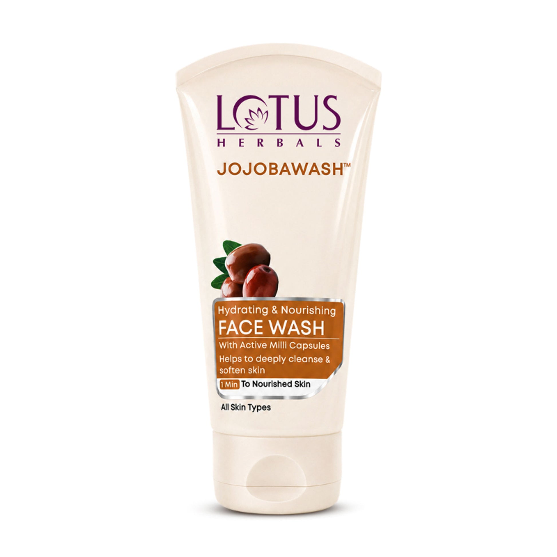 Lotus Herbals Jojobawash Active Milli Capsules Nourishing Face Wash
