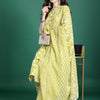 Dhiyona IE Floral Printed Regular Pure Cotton Kurta with Trousers & With Dupatta