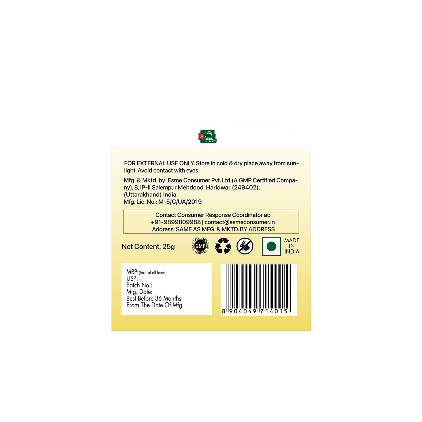 Nature's Essence Bright Glow Vitamin C Serum Cream