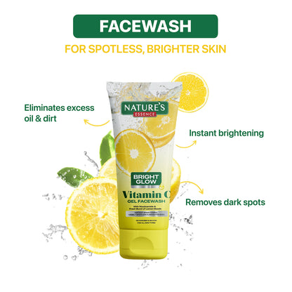 Nature's Essence Bright Glow Vitamin C Gel Facewash
